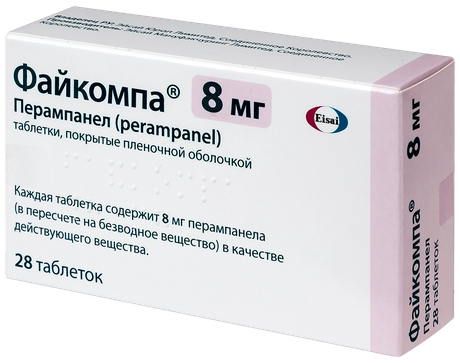 Фото Файкомпа, таблетки. покрытые пленочной оболочкой, 8 мг, 28 шт.