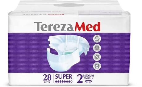 Фото TerezaMed, подгузники для взрослых Medium Super, 28 шт.