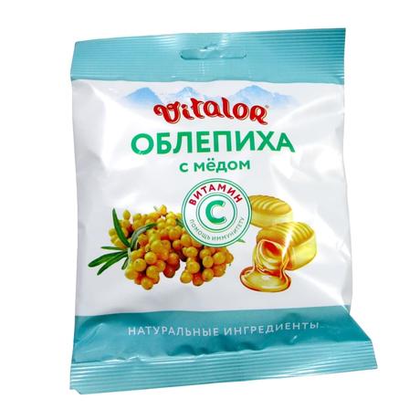 Фото Леденцы на основе трав с витамином С, со вкусом облепихи с мёдом, 60 г