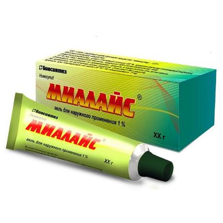 Фото Миалайс, гель для наружного применения 1 %, туба 50 г