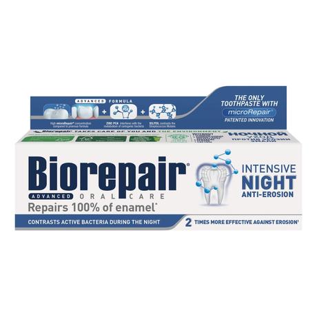 Фото Biorepair Intensive Night Repair/Зубная паста - Ночное восстановление, 75 мл 