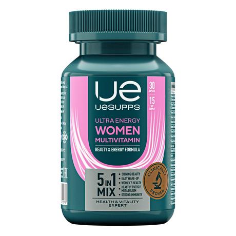 Фото UESUPPS Ультра Энерджи Вимен Мультивитамин Формула, таблетки, 30 шт.