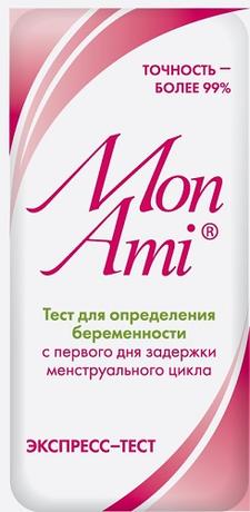 Фото Мон Ами, тест на беременность, 1 шт.