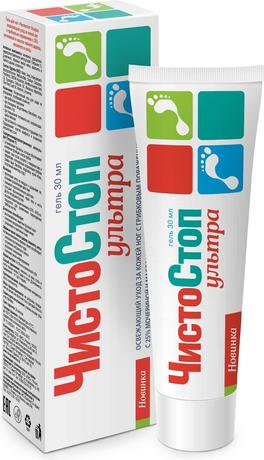 Фото ЧистоСтоп Ультра, гель для рук и ног, 30 мл