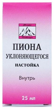 Фото Пиона уклоняющегося настойка, 25 мл (Флора Кавказа)