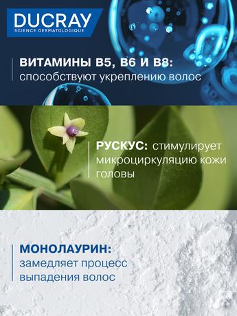 Фото Ducray Anaphase+, шампунь стимулирующий для ослабленных, выпадающих волос, 200 мл