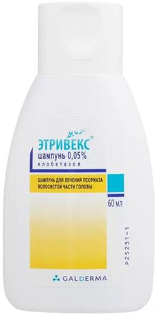 Фото Этривекс, шампунь 0.05%, 60 мл