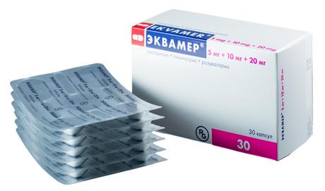 Фото Эквамер, капсулы 5 мг+10 мг+20 мг, 30 шт.