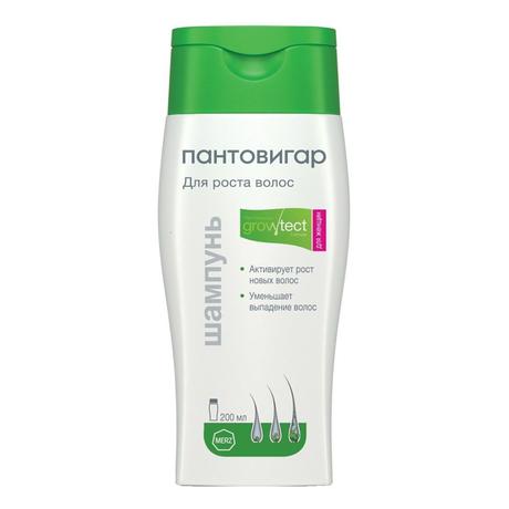 Фото Пантовигар, шампунь для роста волос для женщин (Growtest Formula), 200 мл