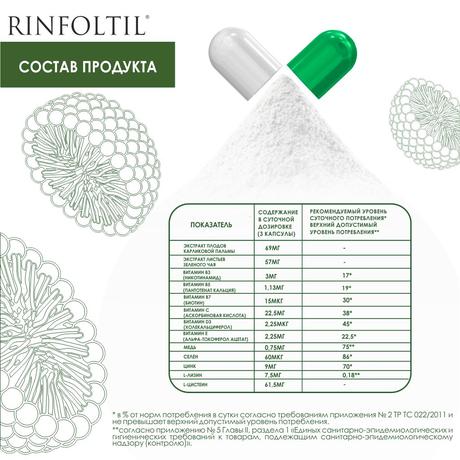 Фото Ринфолтил для мужчин, капсулы, 60 шт.