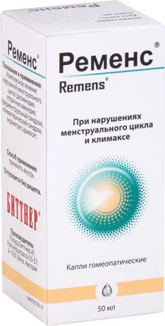 Фото Ременс, капли гомеопатические, 50 мл