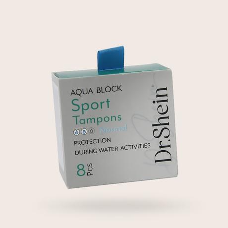 Фото Dr.Shein Aqua Block, тампоны спортивные, 8 шт.