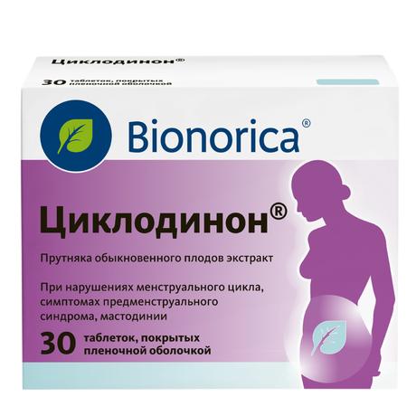 Фото Циклодинон, таблетки в пленочной оболочке, 30 шт.