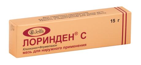 Фото Лоринден С, мазь 15 г, 1 шт.