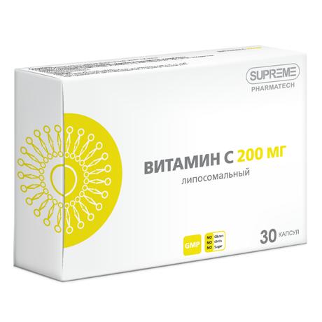 Фото Липосомальный Витамин С капсулы 200 мг, 30 шт.