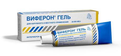 Фото Виферон, гель 36000 МЕ/мл, 12 г