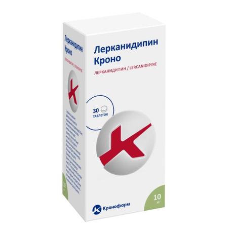 Фото Лерканидипин Кроно, таблетки покрыт. плен. об. 10 мг, 30 шт.