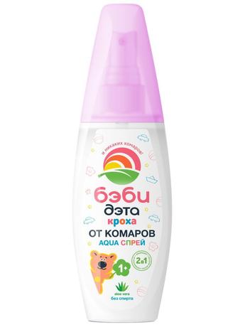 Фото Бэби Дэта Детский Аква спрей репелент 2 в 1 100 мл х1
