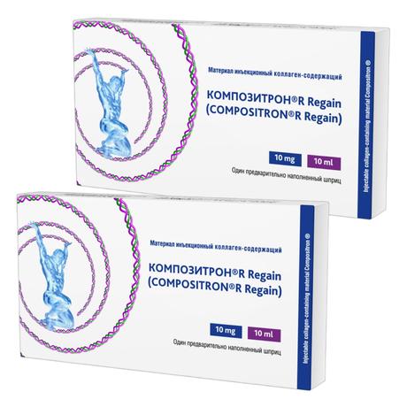 Фото Набор 2уп Композитрон Regain коллаген-содержащий 10мл х1