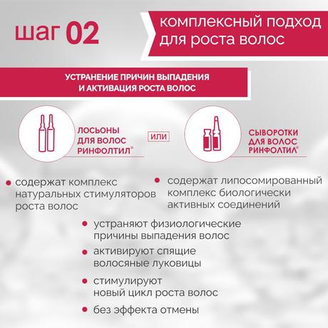 Фото Ринфолтил Про, Шампунь против выпадения и для роста волос для окрашенных волос, 200 мл