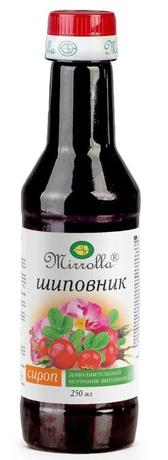 Фото Мирролла cироп с шиповником, 250 мл