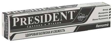 Фото ПрезиДент Реноме, зубная паста 50 мл, 1 шт.