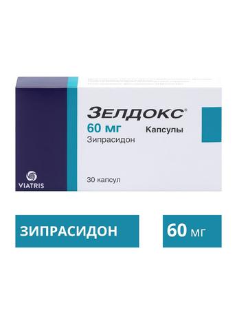 Фото Зелдокс, капсулы 60 мг, 30 шт.
