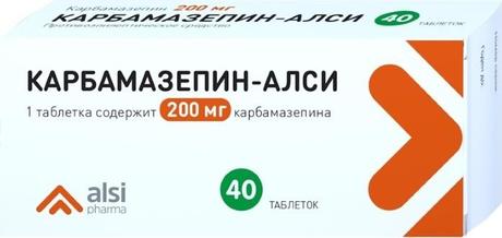 Фото Карбамазепин, таблетки 200 мг, 40 шт.