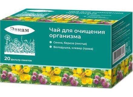 Фото Эвкам Чай для очищения организма, пакетики 1.5 г , 20 шт.