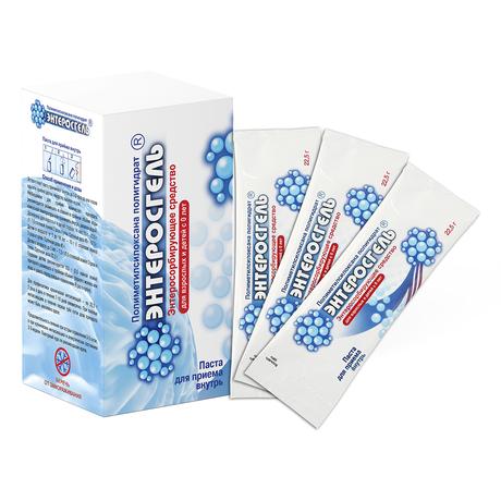 Фото Энтеросгель, паста пакетики (саше) 22.5 г, 10 шт.