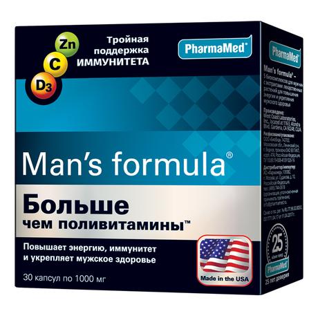 Фото  Man's formula Больше Чем Поливитамины, капсулы, 30 шт.