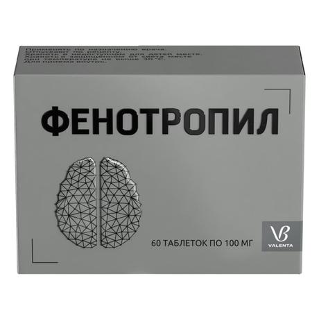 Фото Фенотропил, таблетки 100 мг, 60 шт.