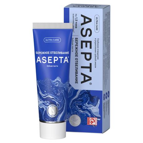 Фото Асепта Plus Бережное Отбеливание, зубная паста, 75 мл