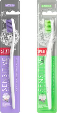 Фото Сплат Professional Sensitive, зубная щетка средней жесткости