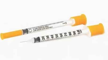 Фото Шприц инсулин 3-х комп U-100 однор стер инт игла 0,30-8,0 30G 1 мл, 10 шт