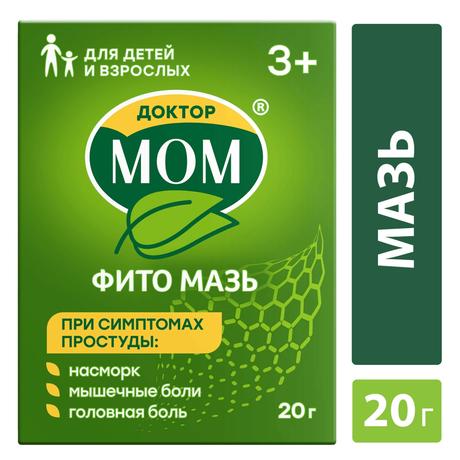 Фото Доктор МОМ Фито, мазь, 20 г