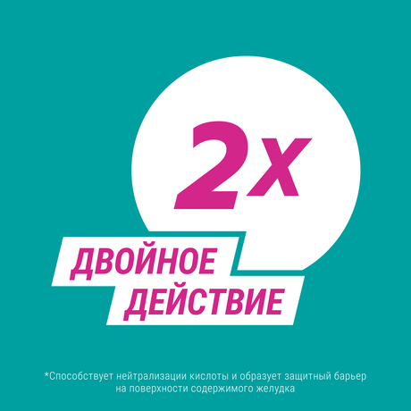 Фото Гевискон Двойное Действие, суспензия (мята), саше 10 мл, 12 шт.