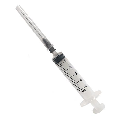 Фото Шприц одноразовый стерильный 3-х компонентный Луер 5 мл с иглой 22G (0,7х 40мм), 10 шт.