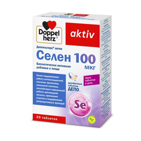 Фото Доппельгерц Актив Селен 100 мкг, таблетки массой 761 мг, 30 шт.