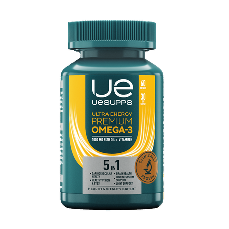 Фото UESUPPS Ультра Энерджи Премиум Омега-3, капсулы, 60 шт.