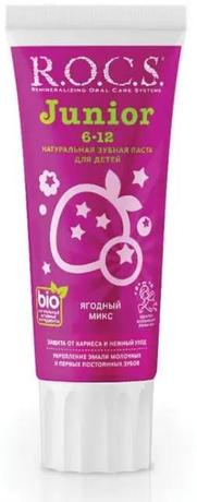 Фото Rocs Junior, зубная паста (ягодный микс), 74 г