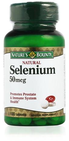 Фото Nature'S Bounty селен, таблетки 50 мкг, 100 шт.