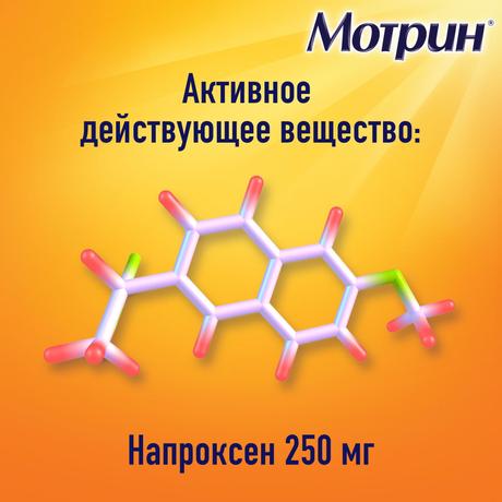 Фото Мотрин, таблетки 250 мг, 20 шт.