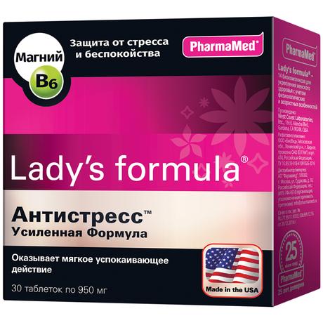 Фото Lady's formula Антистресс Усиленная Формула, таблетки, 30 шт.