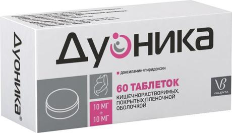 Фото Дуоника, таблетки кишечнорастворимые, покрытые пленочной оболочкой 10 мг + 10 мг, 60 шт.