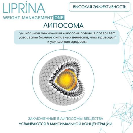 Фото Липрина управление весом One, капсулы 377 мг, 60 шт.