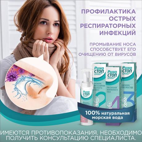 Фото Риностоп Аква Софт, спрей, 50 мл