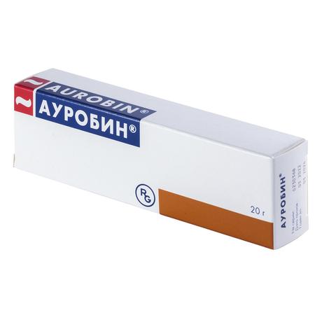Фото Ауробин, мазь, 20 мг+20 мг+2 мг/г,  20 г
