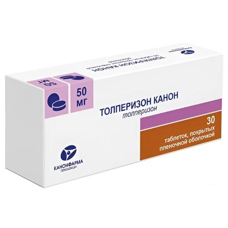 Фото Толперизон Канон, таблетки 50 мг, 30 шт.