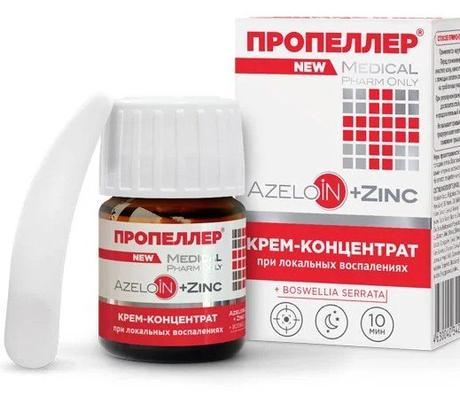 Фото Пропеллер Medical Pharm Only крем-концетрат д/лица Azeloln+Zinc косметический крем 20 мл №1